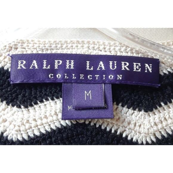 Ralph Lauren Collection Knit Silk Short Sleeve Top Blouse Runway 2001 Vintage M - Picture 7 of 9